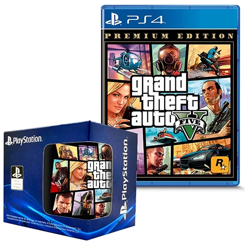 Grand Theft Auto V Edición Premium Online + Taza 01