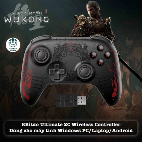 Mando Inalámbrico 8BitDo Ultimate 2C – Edición Black Myth: Wukong para PC y Android - Imagen 5
