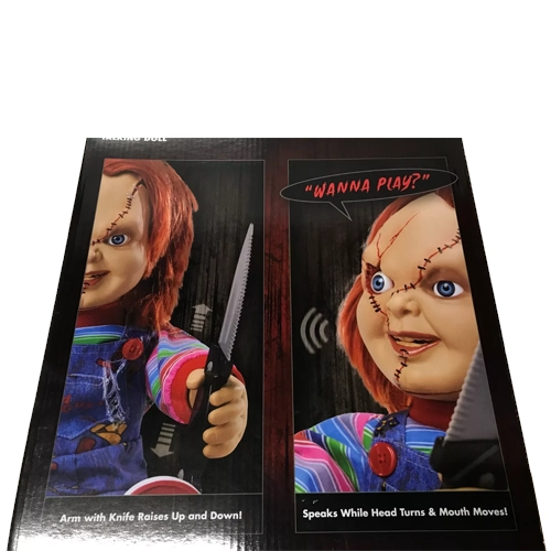 Muñeco Chucky Oficial con Frases y Movimiento – 24” de Pura Maldad - Imagen 2