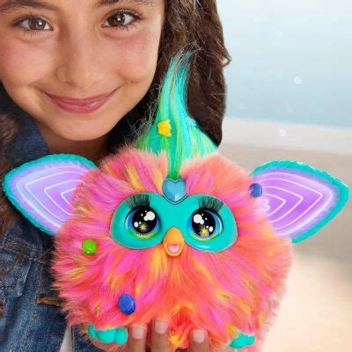 Furby Edición Coral con Accesorios – Peluche Inteligente y Luminoso - Imagen 3