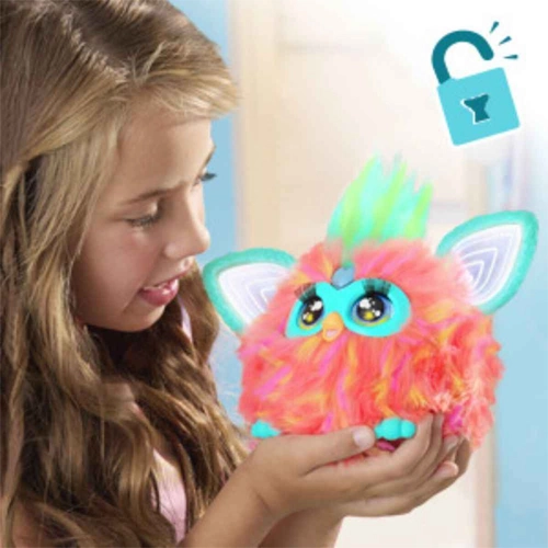 Furby Edición Coral con Accesorios – Peluche Inteligente y Luminoso - Imagen 5