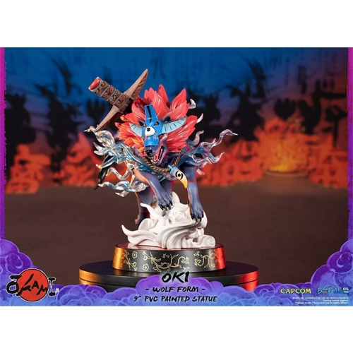 Okami: Oki Wolf Form PVC - First 4 Figures - Imagen 2