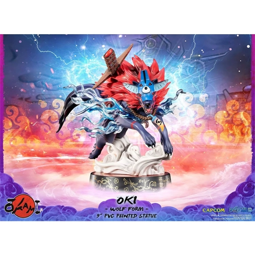 Okami: Oki Wolf Form PVC - First 4 Figures - Imagen 8