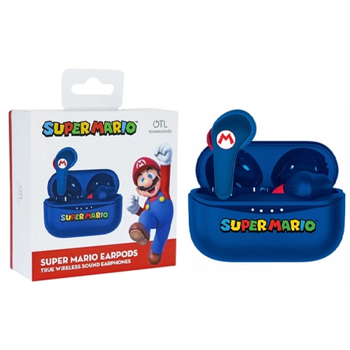 Auriculares inalambricos Blue Super Mario