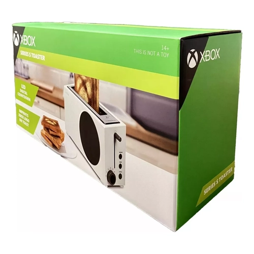 Tostador con Diseño Xbox Series S – Edición Especial Gamer, Original y Sellado
