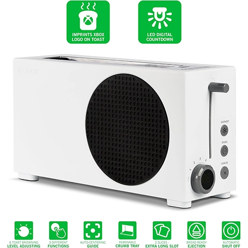 Tostador con Diseño Xbox Series S – Edición Especial Gamer, Original y Sellado - Imagen 2