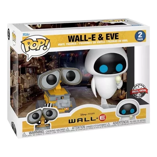 Funko Pop! Wall E - Wall-E & Eve - 2 Pack